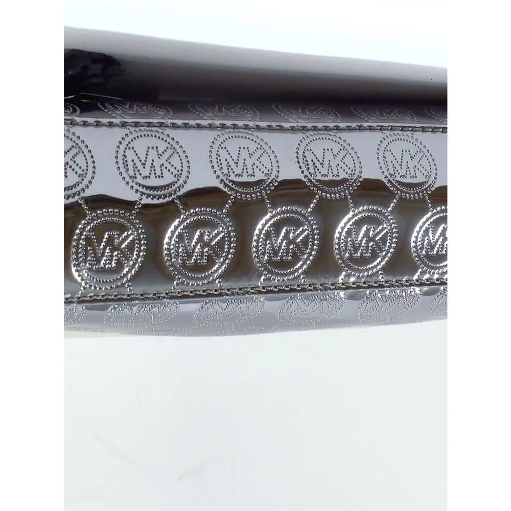 Michael Kors Limited Edition Metallic MK Tassel Hang Tag Cosmetic Bag Pouch - Picture 5 of 6